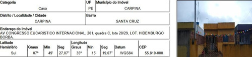 Imagem 2 de 2 de Lot Hindemburgo Borba - Oportunidade Única Em Carpina - Pe | Tipo: Casa | Negociação: Venda Direta Online | Situação: Imóvel Ocupado - Cx8444412540879pe