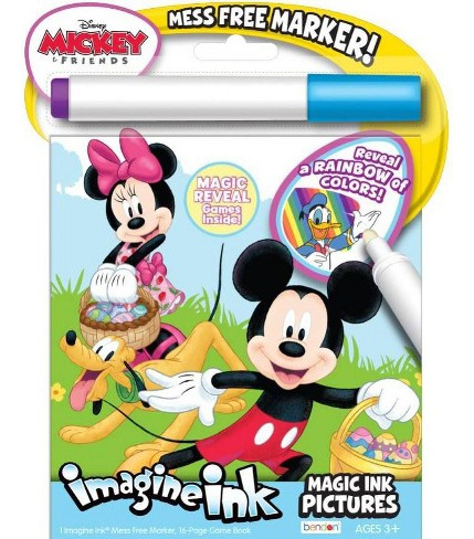 Libreta De Actividades Para Colorear Imagine Ink Disney 