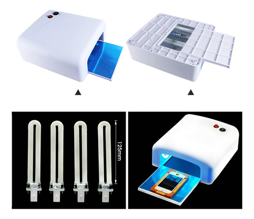 Lámpara De Pegamento Uv Con Luz De Curado De Tinta Uv De Alt