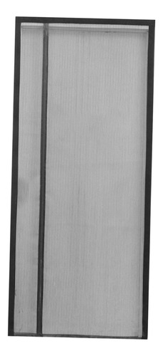 Pantalla De Malla Para Puerta Con Cortina De Tiras Negras