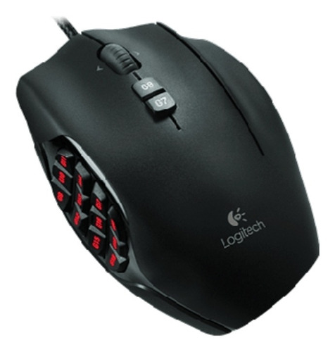 Mouse Usb Óptico Led 8200 Dpis Mmo Gaming G600 910-003879 Logitech