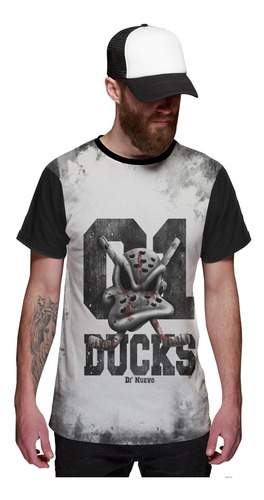 Imagem 1 de 2 de Camiseta Anaheim Ducks Super Patos Hoquei No Gelo
