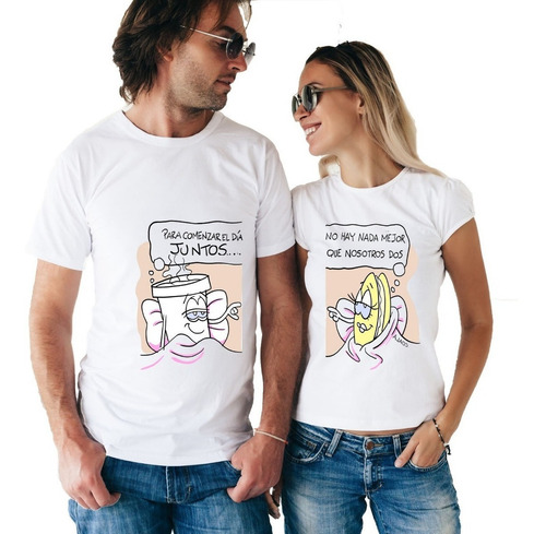 Playera Parejas Personalizada Mujer Torta Tamal Y Atole