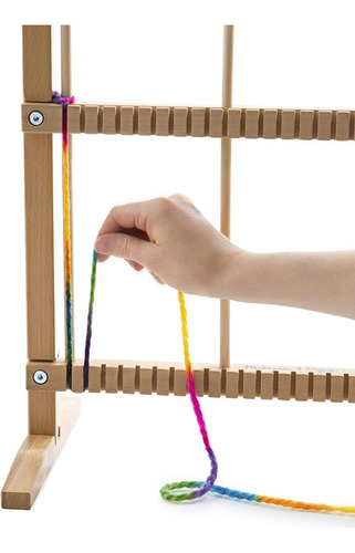 Telar Madera Manualidades Tejer Estambre Crochet Multiusos