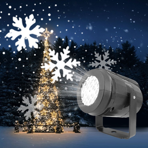 Luces Led De Copos De Nieve De Navidad, Luces De Decoración