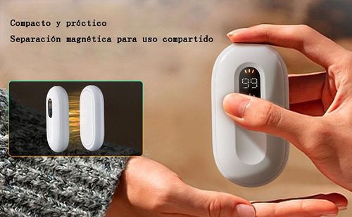 Aquecedor Elétrico De Mãos, 3 Modos De Aquecimento, 1 Par