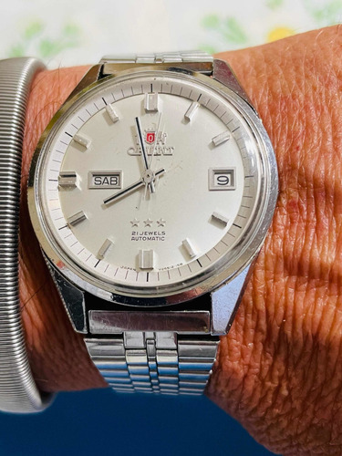 Reloj Orient 3estrellas 21 Rubíes Impecable Automático (Reacondicionado)