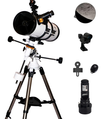Telescópio Equatorial 130mm Uranum Andromeda-1 + Colimador