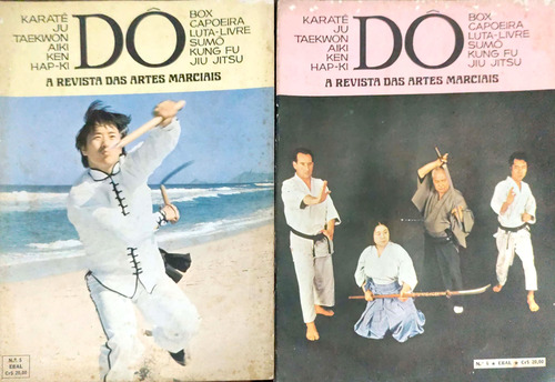 Dô Kung Fu A Revistas Das Artes Marciais Volume 5 E 6 - Editora Ebal - 1978 (Usado)
