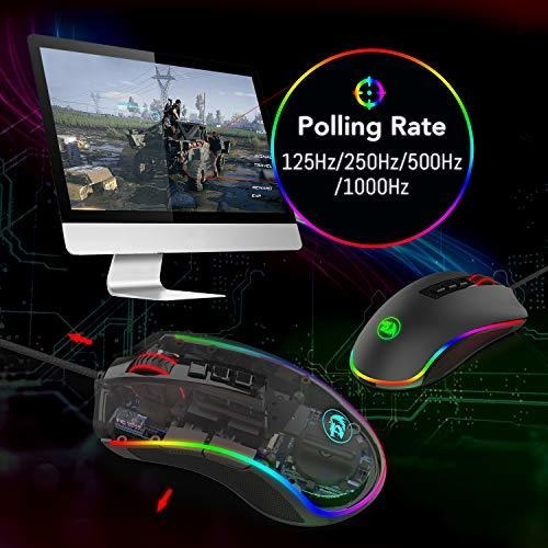 Mouse Gamer Redragon M711 Cobra Retroiluminación Croma