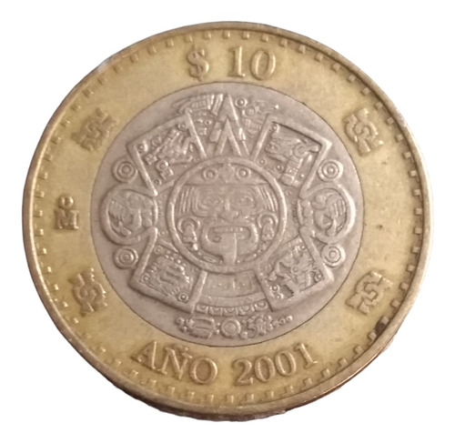 Moneda 10 Pesos  Año 2000 Edición Limitada Envio $40