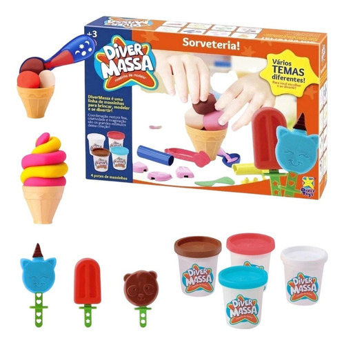 Juego  De Masas Helados Jugueteria Mundo Magico 