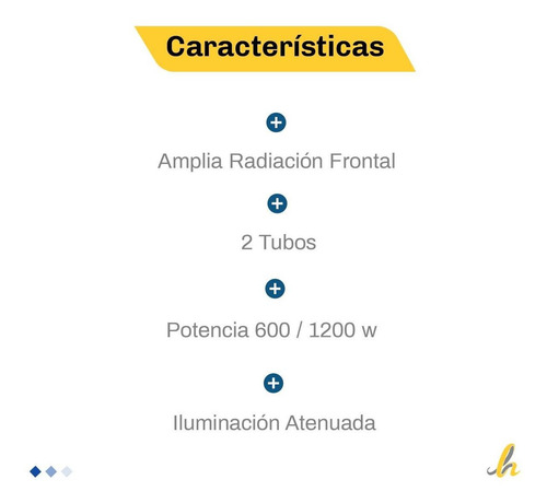 Imagen 2 de 10 de Calefactor Infrarrojo Liliana Cv026 1200w Lh Confort