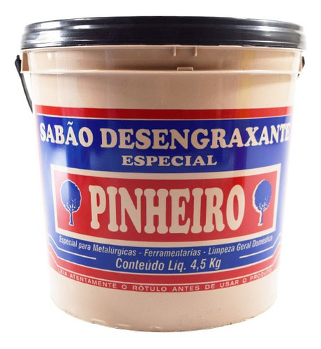 Sabão Em Pasta Para As Mãos 4,5 Kg - Pinheiro