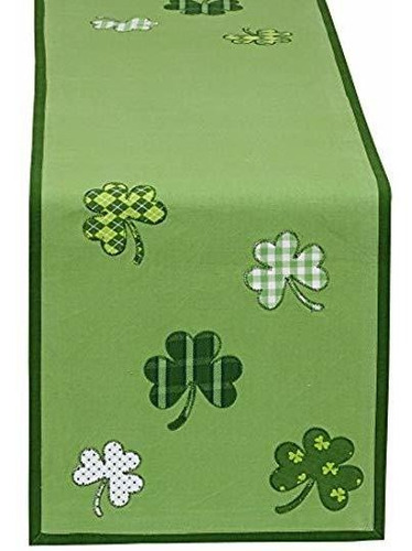 Dii St Patrick's Day Clover Table Runner