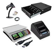 Comprar Kit Punto De Venta Bascula Digital 40kg Rhino Usb Software