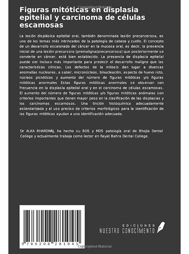 Figuras Mitoticas En Displasia Epitelial Y Carcinoma De Celu