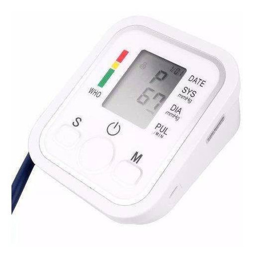 Medidor de presión arterial con esfigmomanómetro de brazo