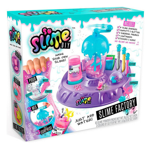 Canal Toys So Slime Diy Slime Factory Crea Tus Propios 10 Y