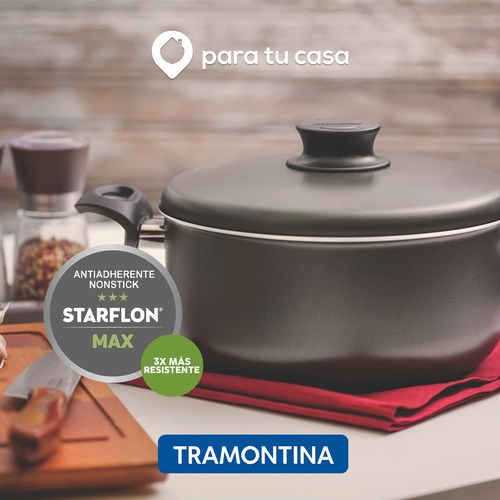 Set Bateria Juego De Cocina Tramontina Teflon 4 Piezas