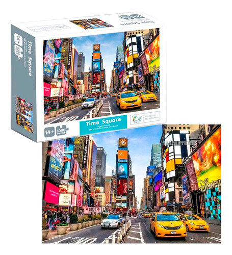 Puzzle Rompecabezas 1000 Piezas Time Square Jigsaw Scarlet