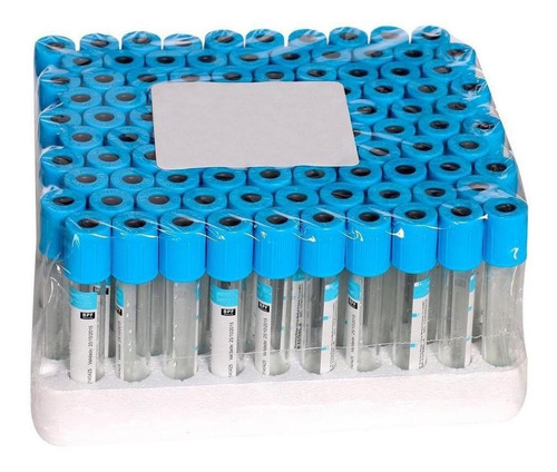 Tubo De Vidro A Vácuo Para Coleta - Citrato 2ml - 100 Tubos