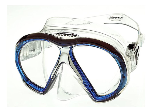 Atomic Aquatics Subframe Mask (medium Fit) Clear Skirt/blue 