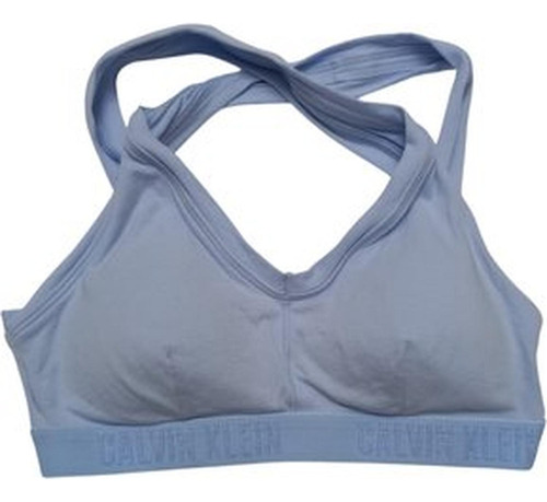 Bralette O Top Calvin Klein Para Mujer - Celeste