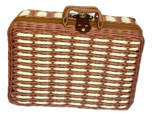 Cesta De Almacenamiento Con Tapa Y Asa For Accesorios De M