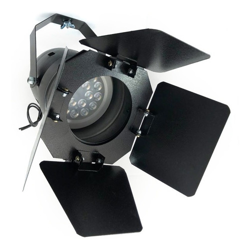 15x Spot Par38 Preto Porta-gelatina Barndoor Lâmpada 15w Led