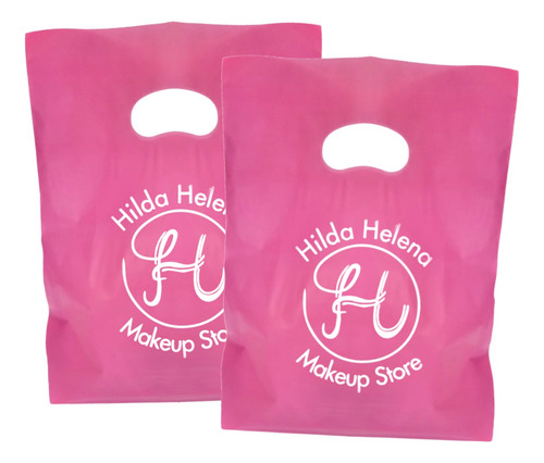 Sacola Plástica Personalizada 20x30 100 Unid Esp.012