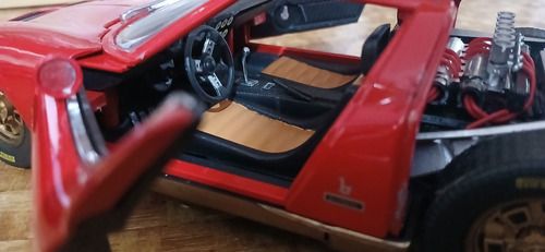 Miniatura Lamborghini Miura 1 18 Anson Com Porosidade Vermelho