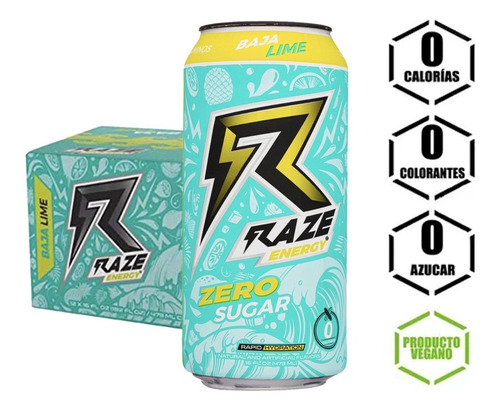 Raze Energy Baja Lime 12 Unidades (incluye Despacho)