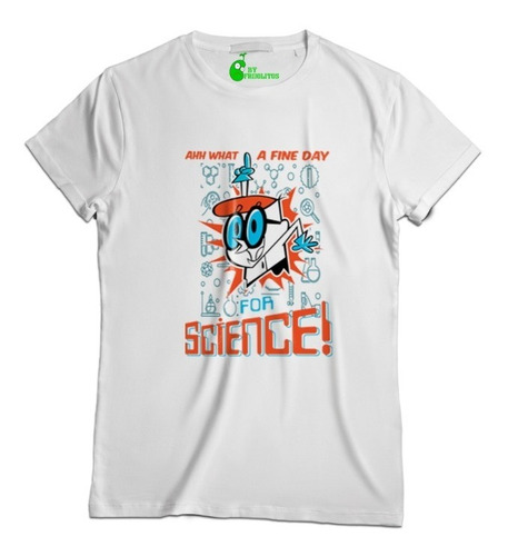 Playera Laboratorio De Dexter Science By Frijolitos