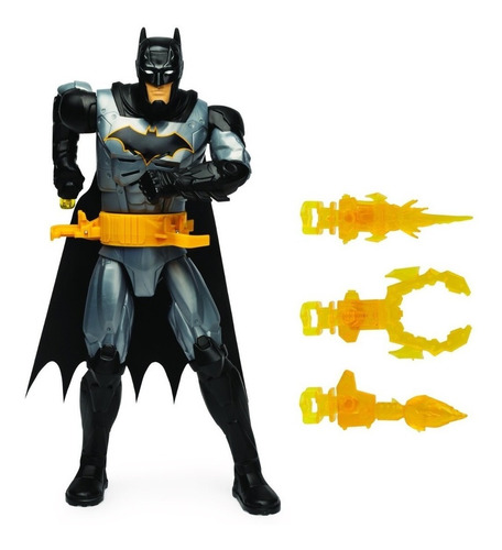 Muñeco Dc Comic Batman Deluxe Con Accesorios 30 Cm - Mosca