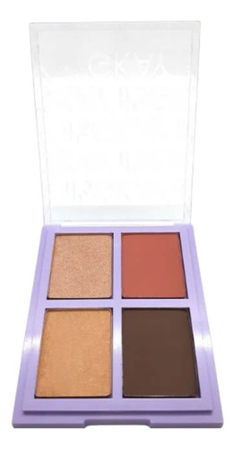 Paleta Multifuncional 03 Its Gkay Iluminadora Blush Sombra Cor da sombra 4 Cores