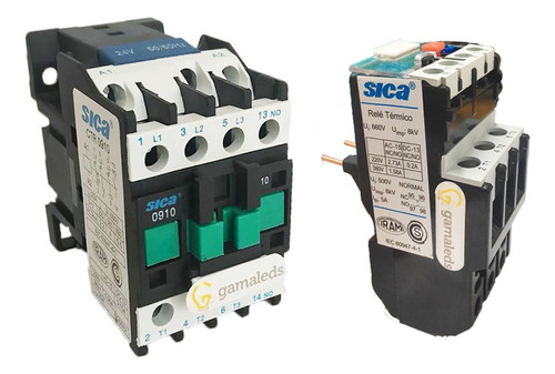 Contactor Tripolar 9a 220v Sica