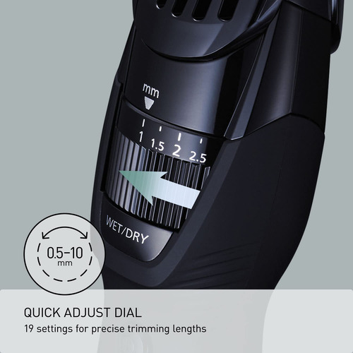 Recortadora De Barba Panasonic Er-gb42-k Inalámbrica Negra