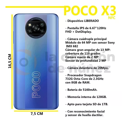 Xiaomi Pocophone Poco X3 Nfc Dual Sim 128 Gb 8 Gb Ram