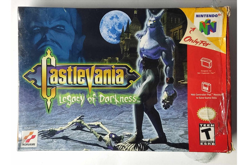 Castlevania: Legacy Of Darkness Nintendo 64 N64 Rtrmx Vj
