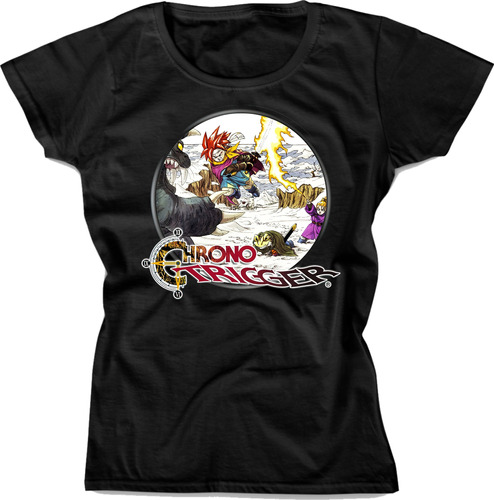 Playera Chrono Trigger Crono Cross Chrono Mujer