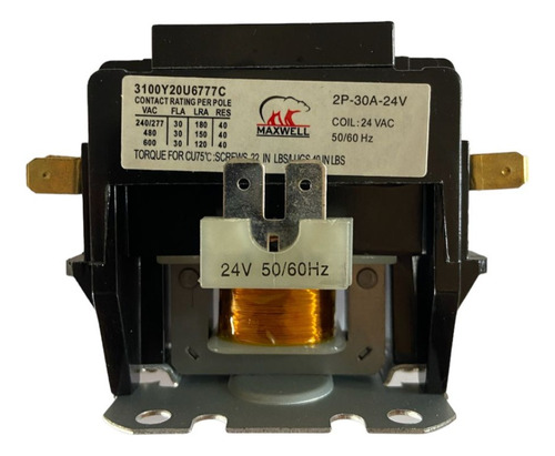 Contactor 2 Polos 30 Amp 24v