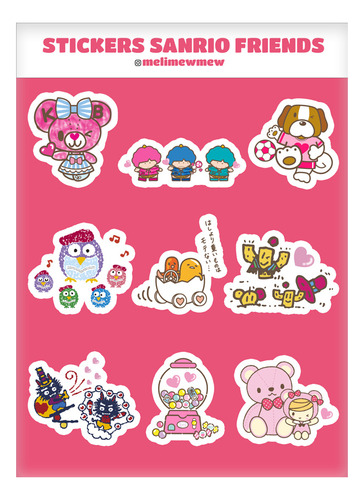 Stickers Sanrio And Friends 04