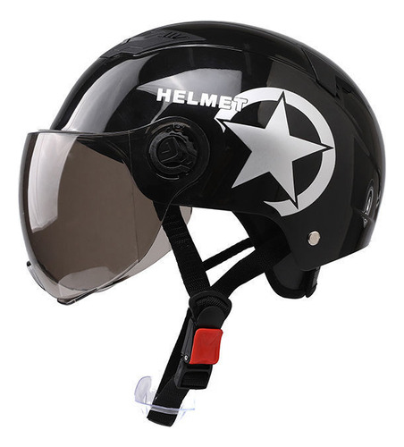 Medio Casco Harley Ajustable For Todas Las Estaciones.