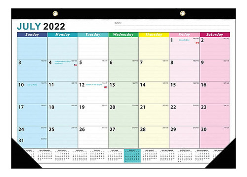 1 Planner, Large Desk Calendar 2023-2024 Pa 1