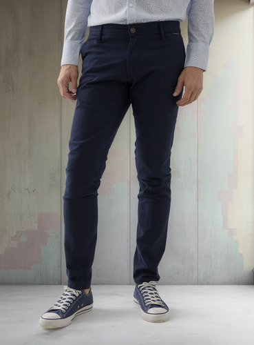 Pantalón Taverniti Chino Gabardina Elastizado