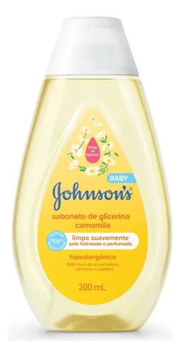 Sabonete Líquido Glicerina Camomila Baby 200ml Johnson's — R$ 33,55 em Mercado Livre