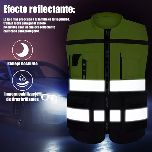 Chaleco Geólogo Miner Naranjo Minería Chaleca