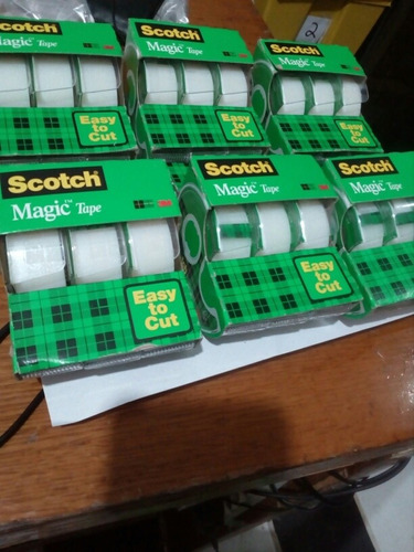 Scotch Magic 3m Cinta Magia Invisible 3/4 X 8.25 M 3 Rollos