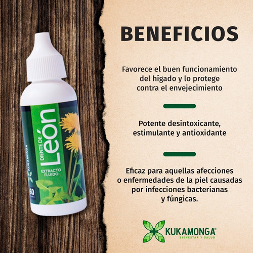 Extracto Diente De Leon 2 Piezas - 60 Ml